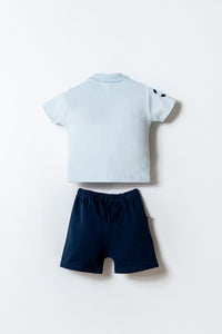 ENSEMBLE BEBE 02 PIECES BLUE