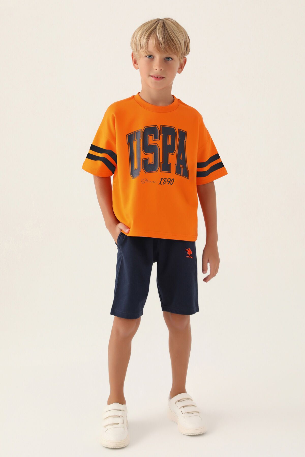 ENSEMBLE GARCON ORANGE