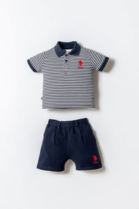 ENSEMBLE BEBE 02 PIECES NAVY-BLUE