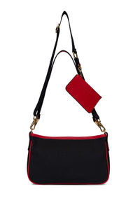 Women's bag US25272 NAVY-RED