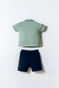 ENSEMBLE BEBE 02 PIECES GREEEN