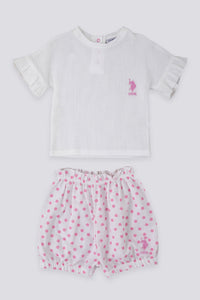 ENSEMBLE BEBE 02 PIECES WHITE