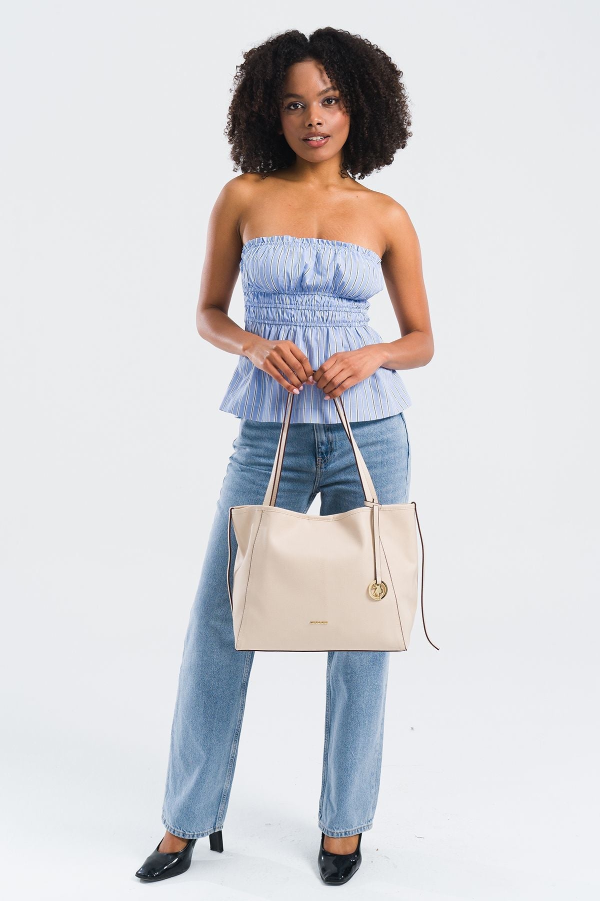 Women's bag US25122 BEIGE