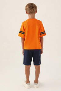 ENSEMBLE GARCON ORANGE