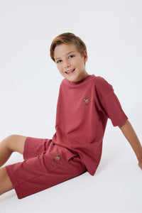 ENSEMBLE GARCON CLARET-RED