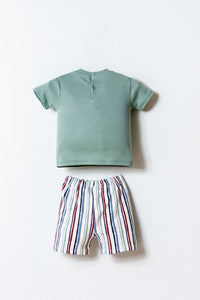 ENSEMBLE BEBE 02 PIECES GREEN