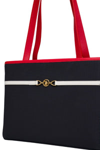 Women's bag US25233 NAVY-RED-WHITE