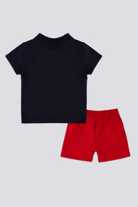 ENSEMBLE BEBE 02 PIECES NAVY-BLUE