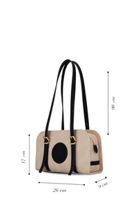 SAC FEMME STONE-BLACK
