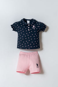 ENSEMBLE BEBE 02 PIECES NAVY-BLUE