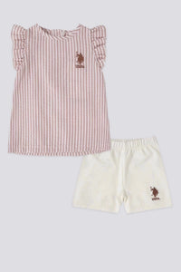 ENSEMBLE BEBE 02 PIECE PINK