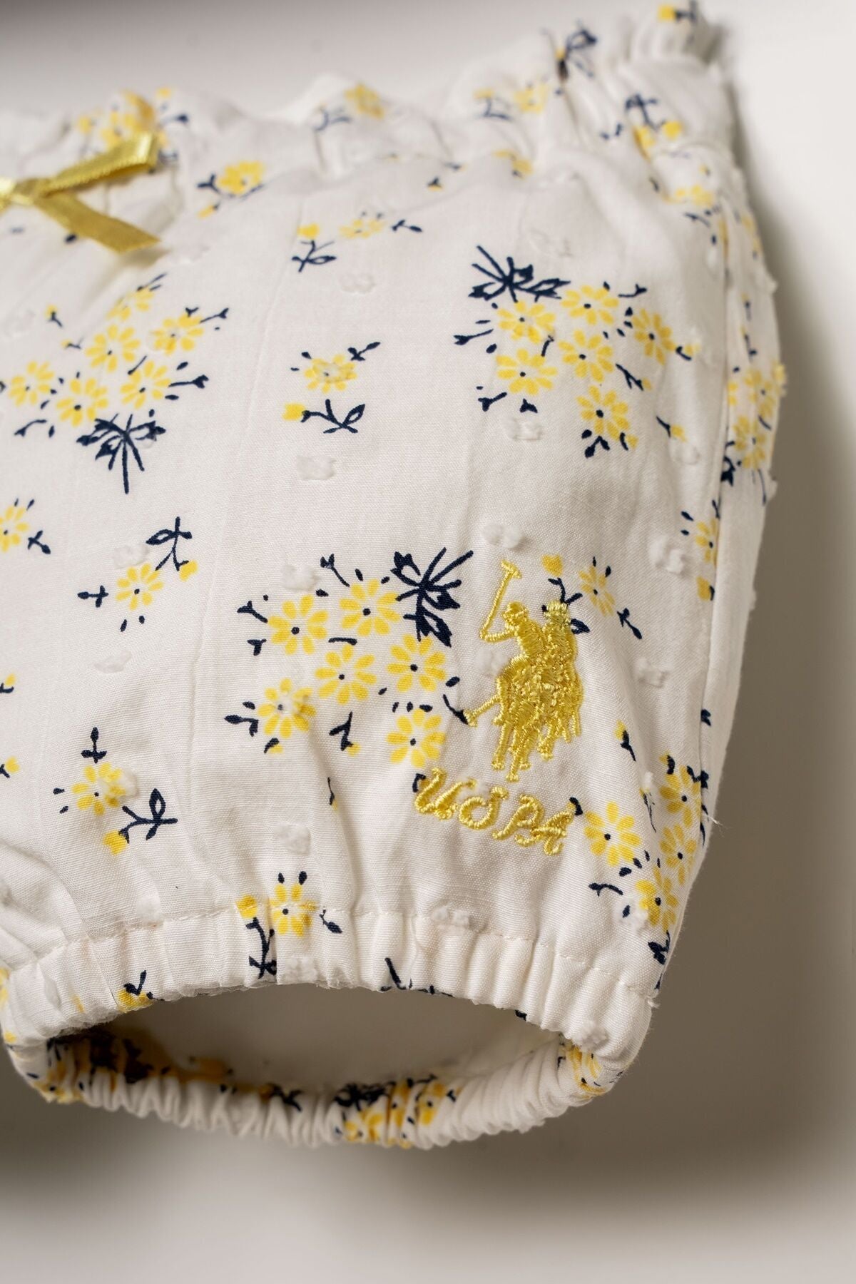 ENSEMBLE BEBE 02 PIECES WHITE-YELLOW