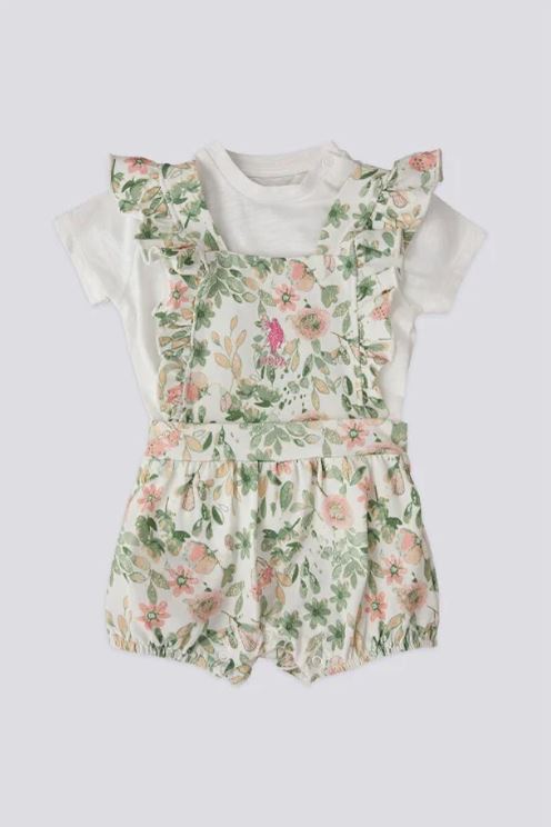 ENSEMBLE FILLE 02 PIECE FLORAL