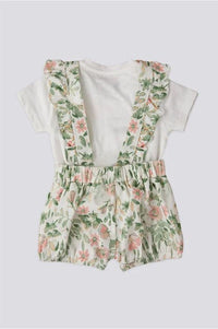 ENSEMBLE FILLE 02 PIECE FLORAL