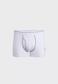 LOT DE 02 BOXERS HOMME STRETCH BRIEF - 80093-BLANC-BLEU