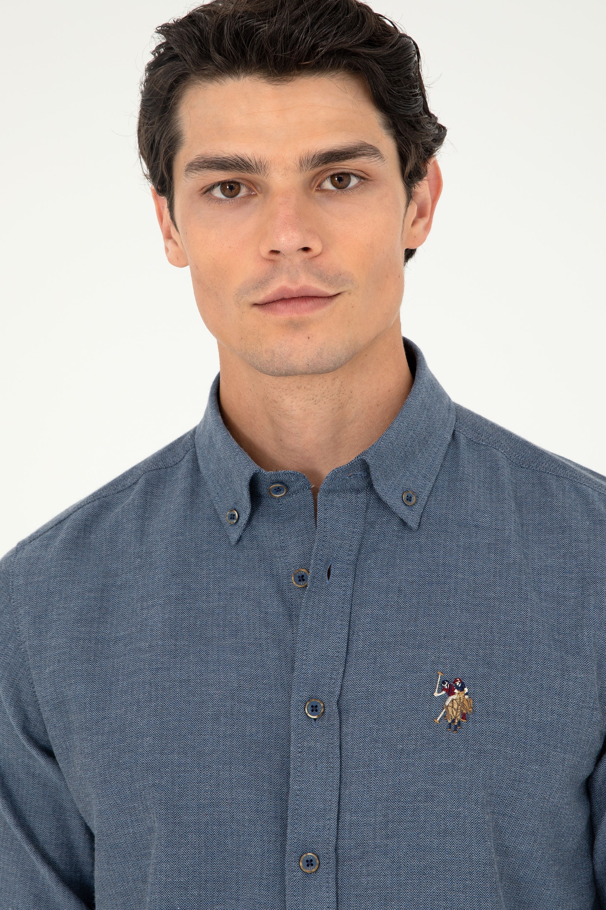 AKIS Woven Shirt BLUE INDIGO