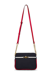 Women's bag US25239 NAVY-RED-WHITE