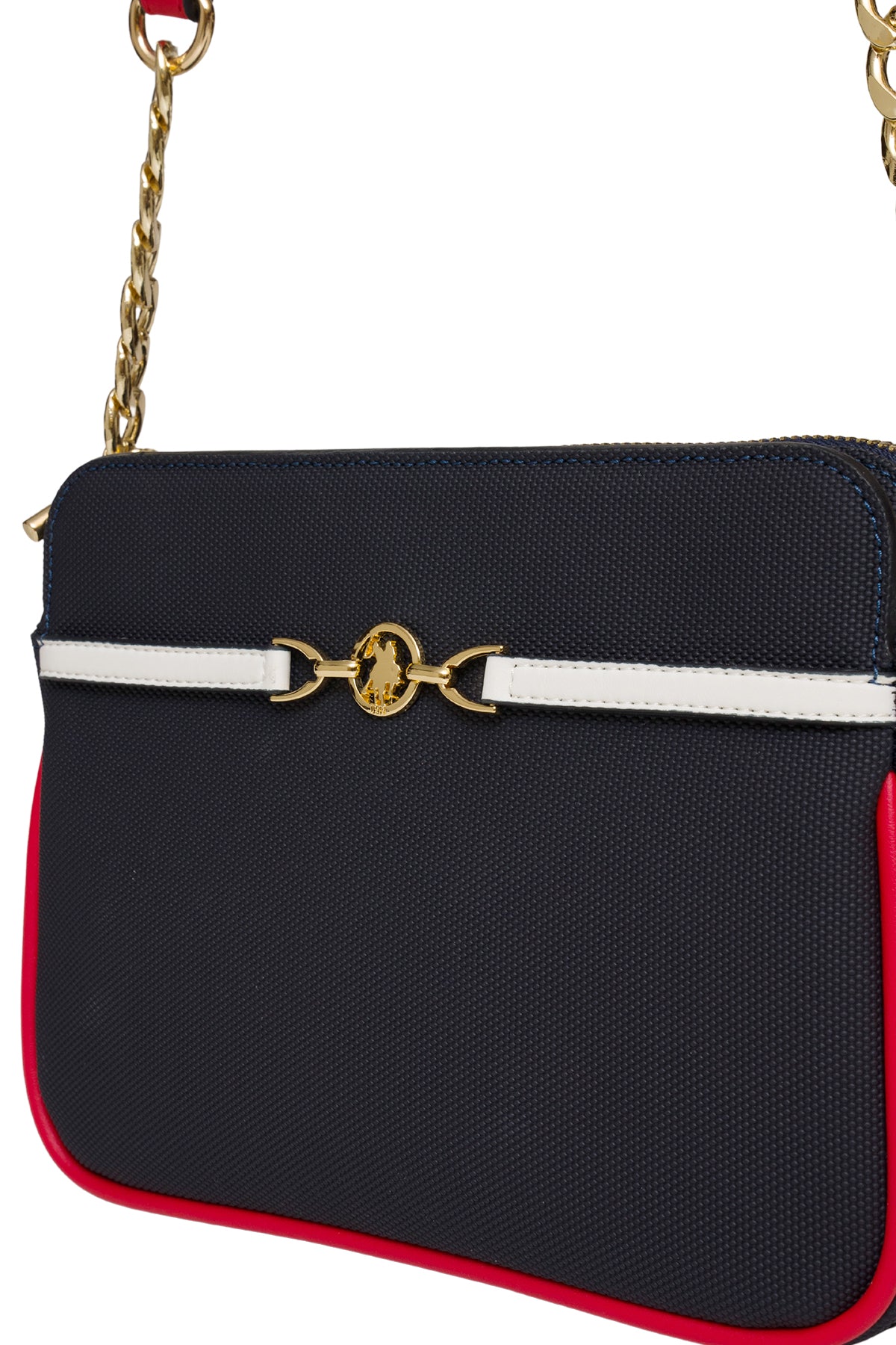 Women's bag US25239 NAVY-RED-WHITE
