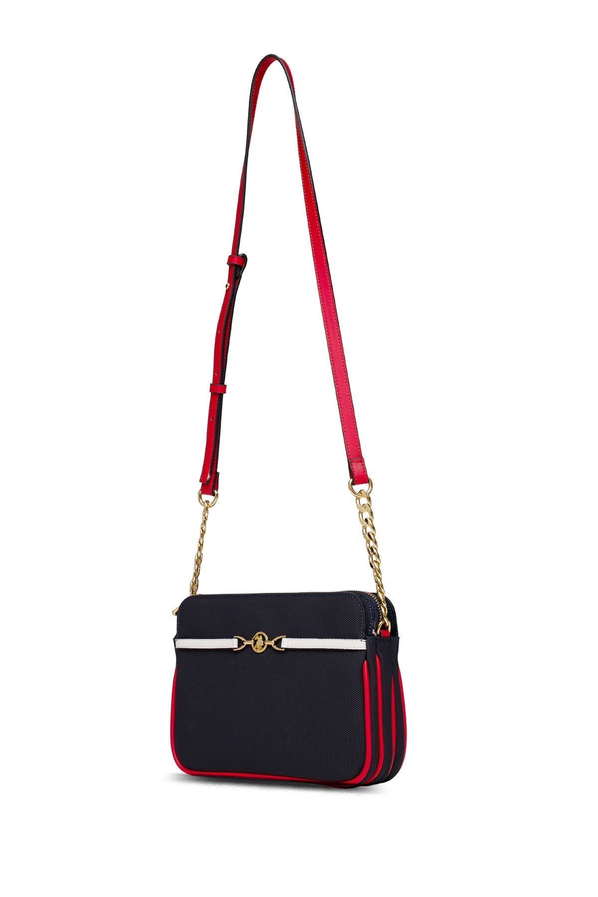 Women's bag US25239 NAVY-RED-WHITE
