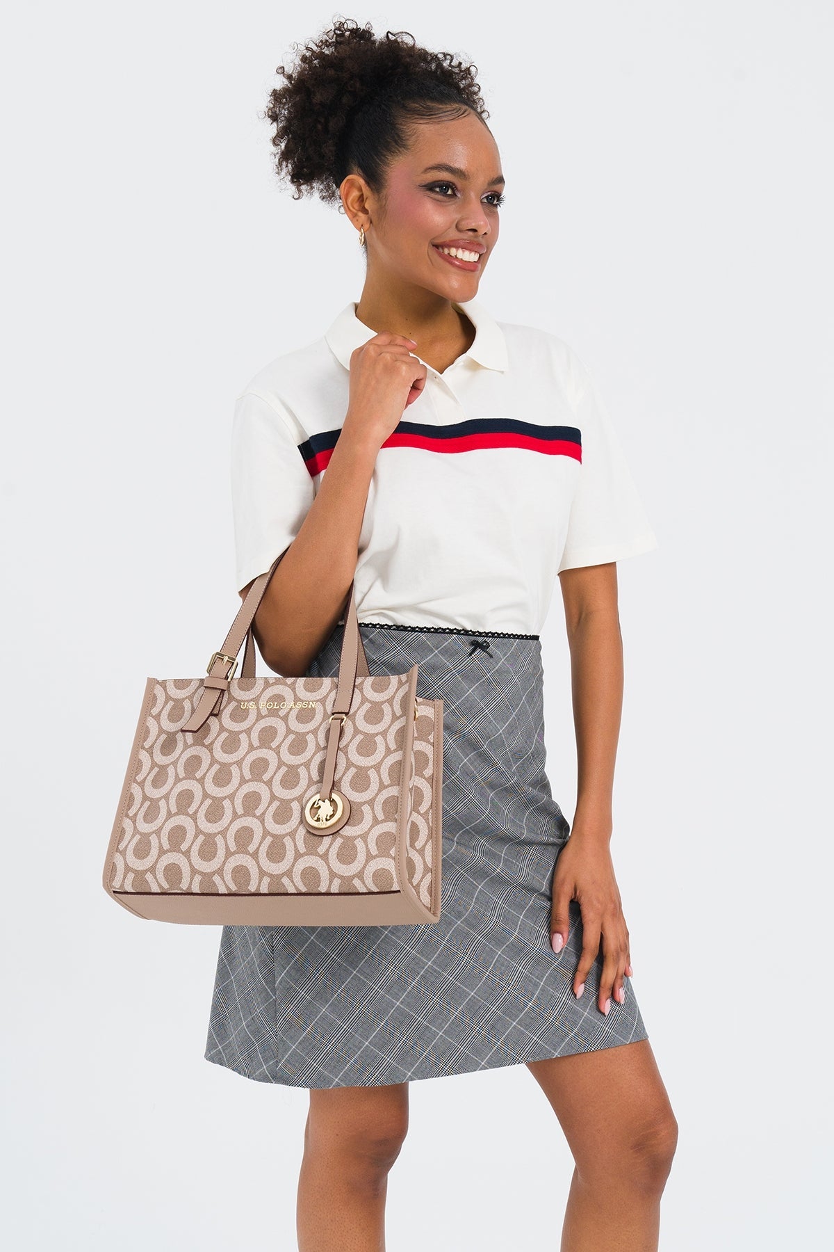 Women's bag US25163 STONE