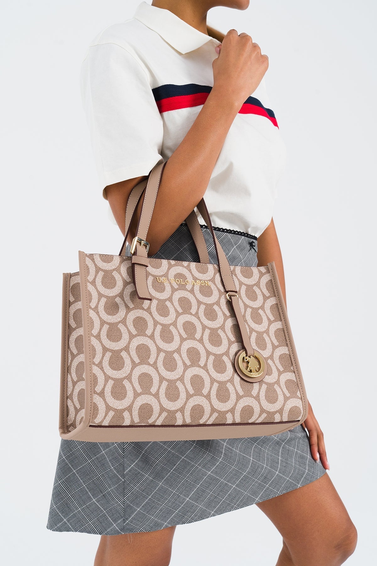 Women's bag US25163 STONE