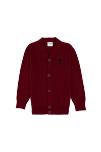 CARDIGAN GARCON BURGUNDY