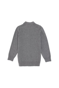CARDIGAN GARCON MELANGE GREY