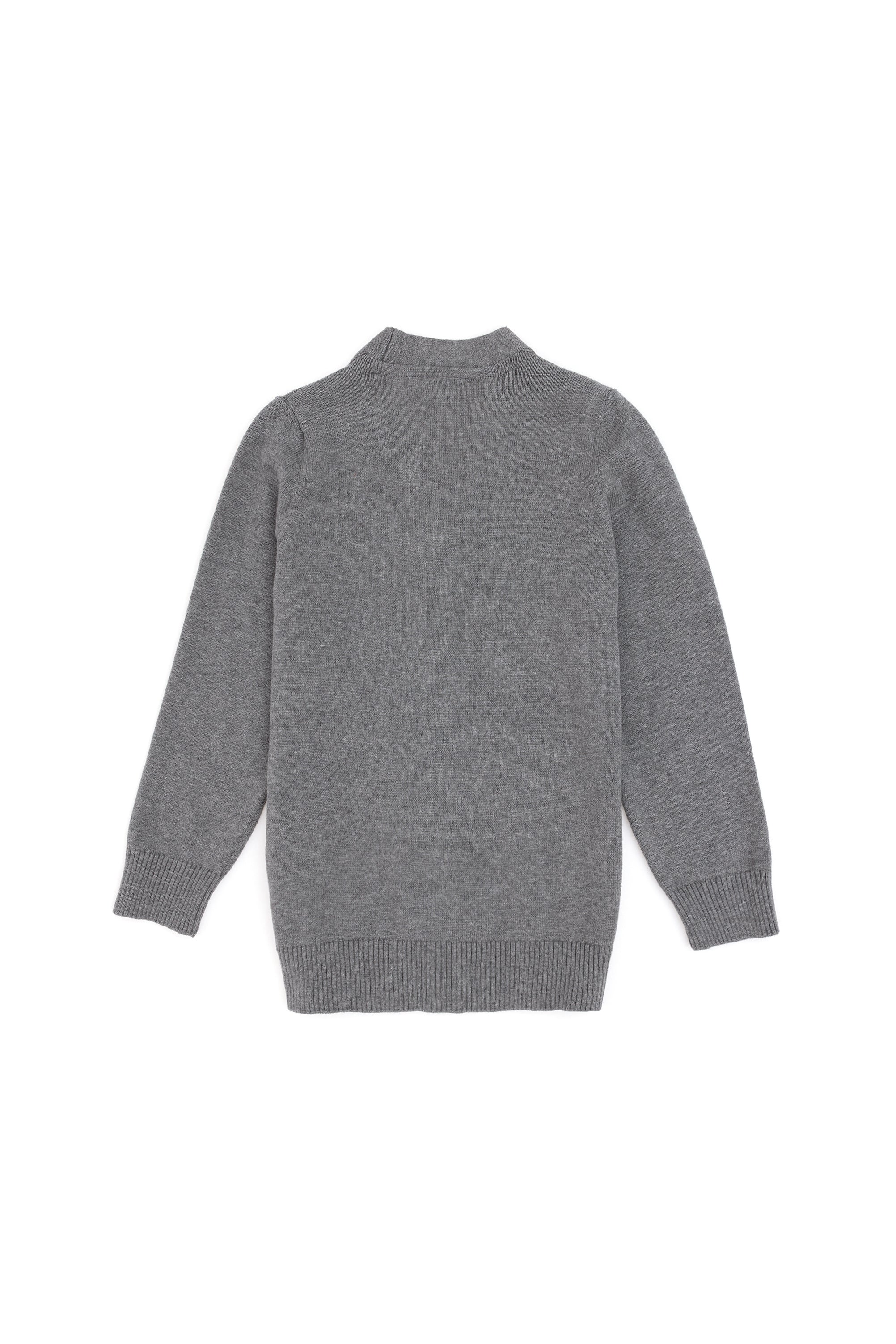 CARDIGAN GARCON MELANGE GREY