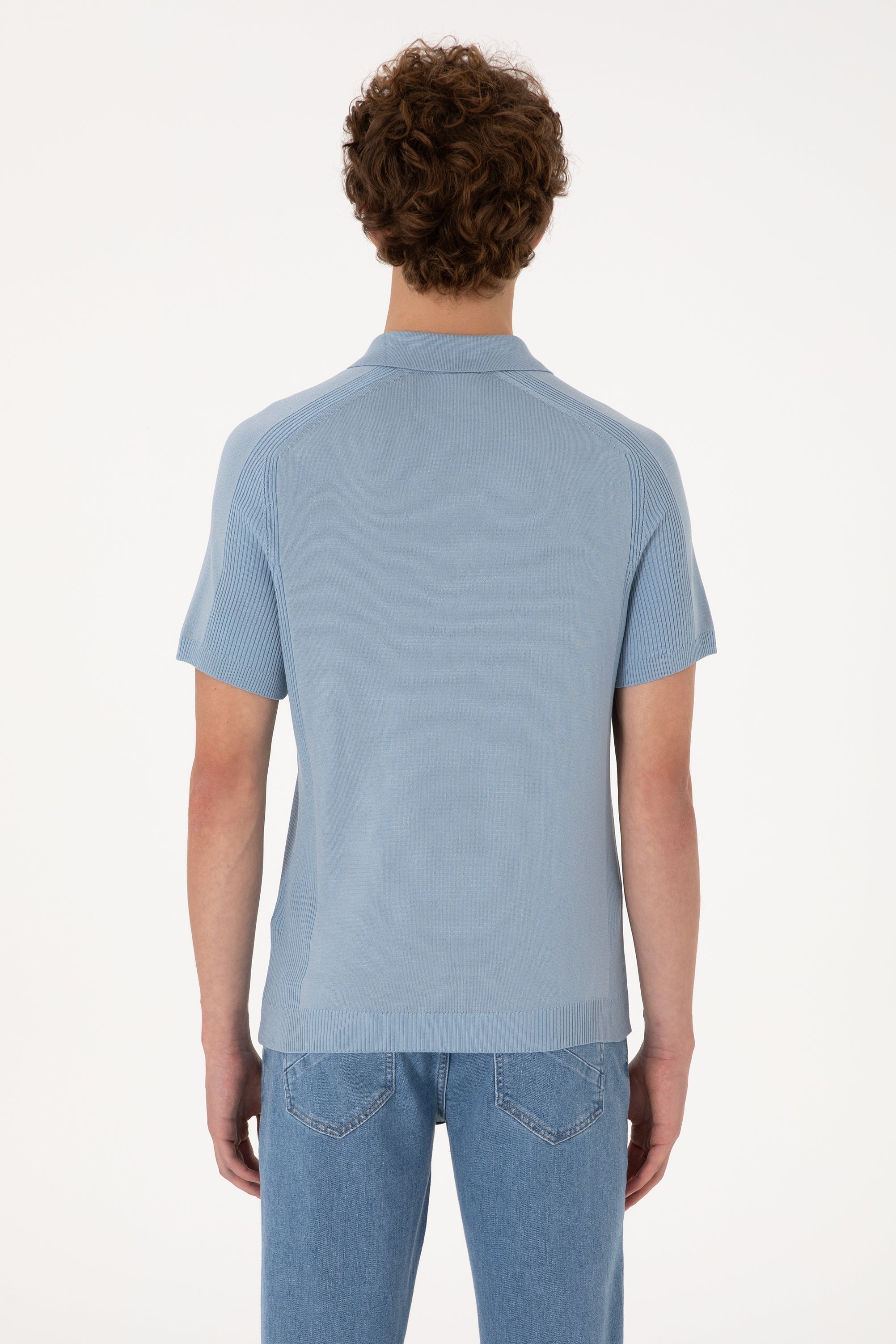 KNITTED JUMPER HELIN-K BLUE