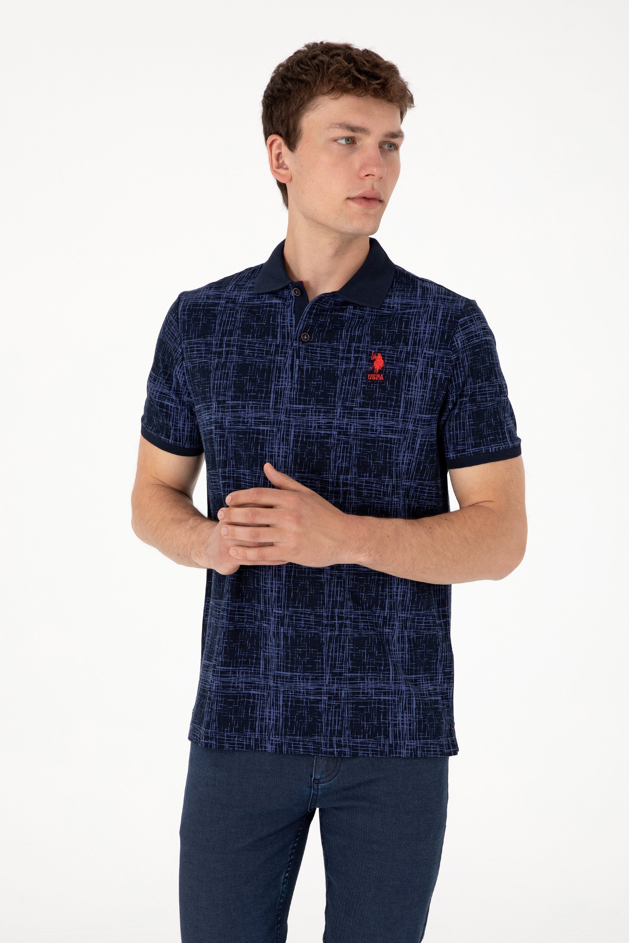 T-SHIRT HOMME KING NAVY-BLUE