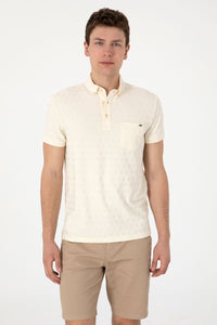 T-SHIRT HOMME BALLIS CREAM