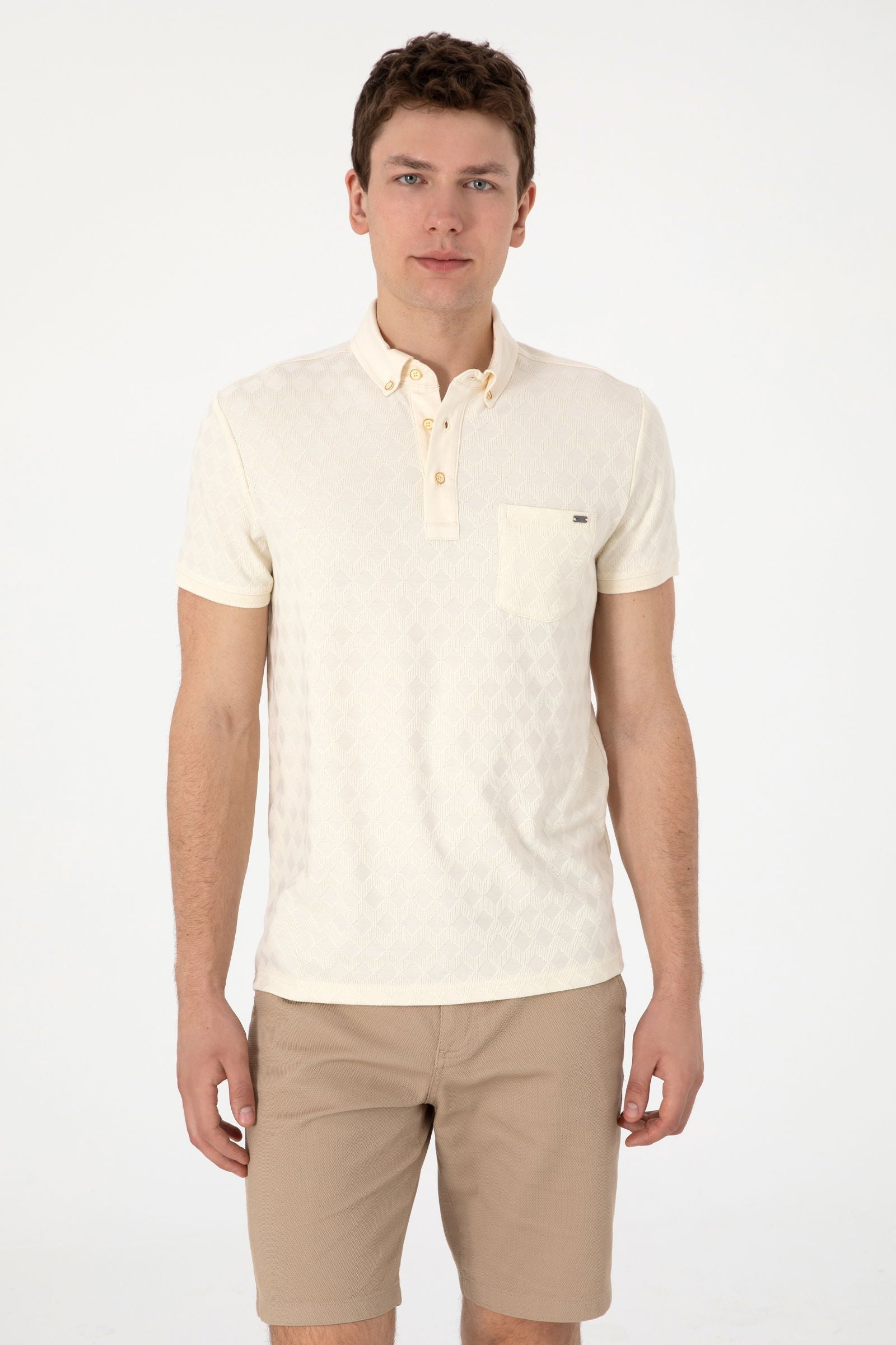 T-SHIRT HOMME BALLIS CREAM