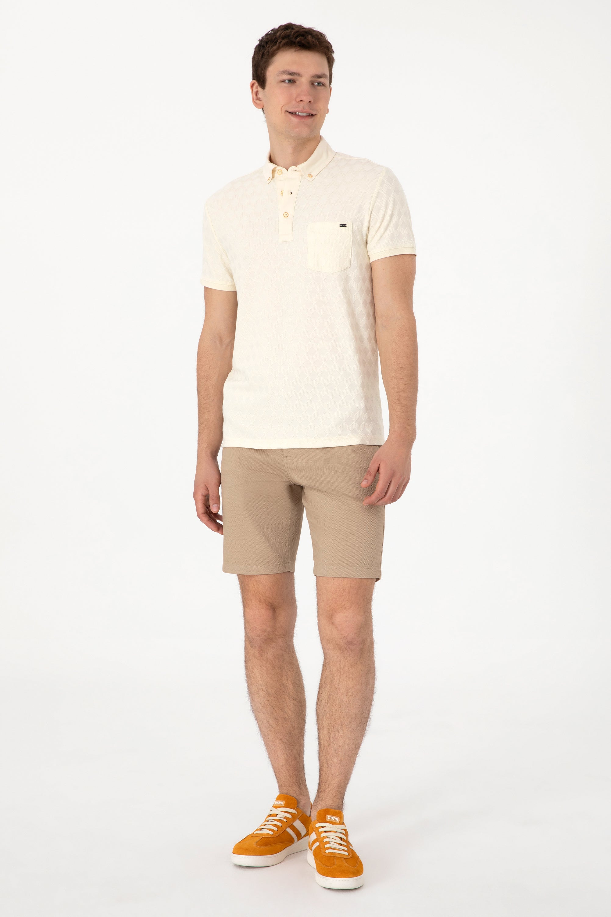 T-SHIRT HOMME BALLIS CREAM