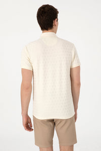 T-SHIRT HOMME BALLIS CREAM