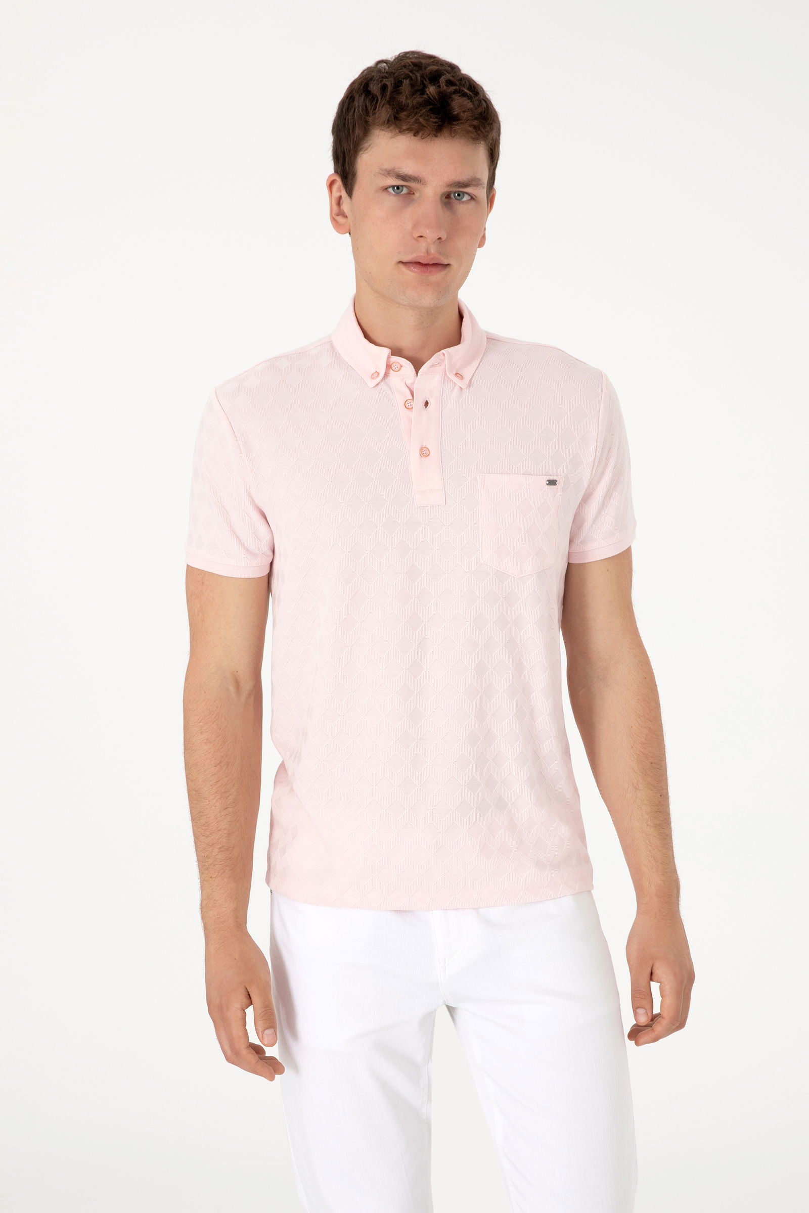 T-SHIRT HOMME BALLIS LIGHT PINK