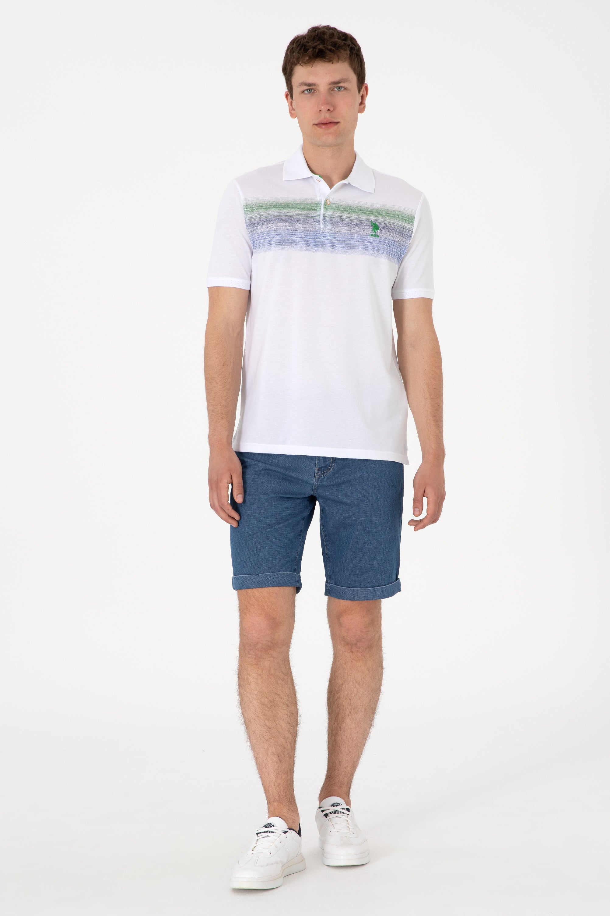 T-SHIRT HOMME BALKO BLUE