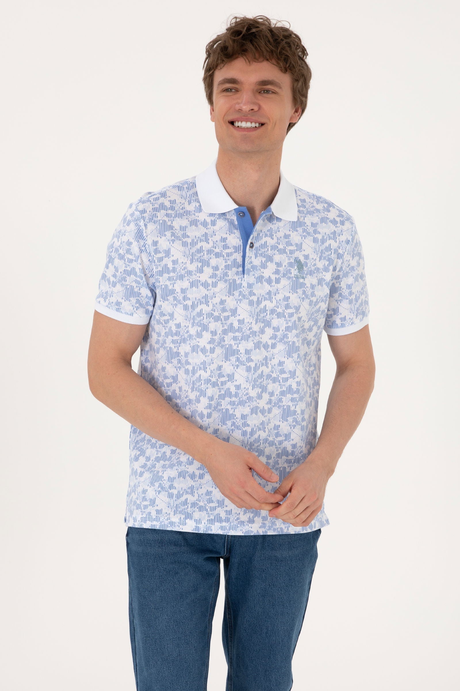 T-SHIRT HOMME SPINA BLUE