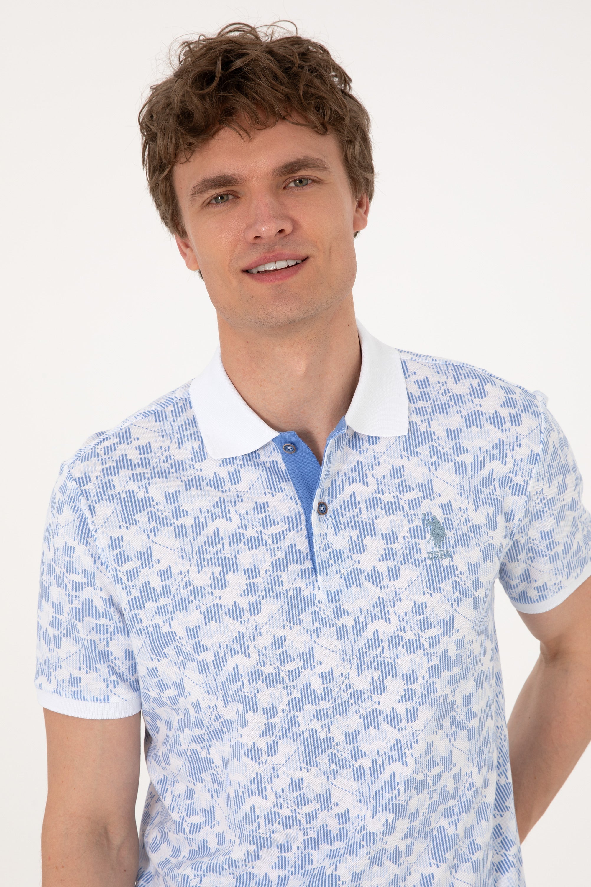 T-SHIRT HOMME SPINA BLUE