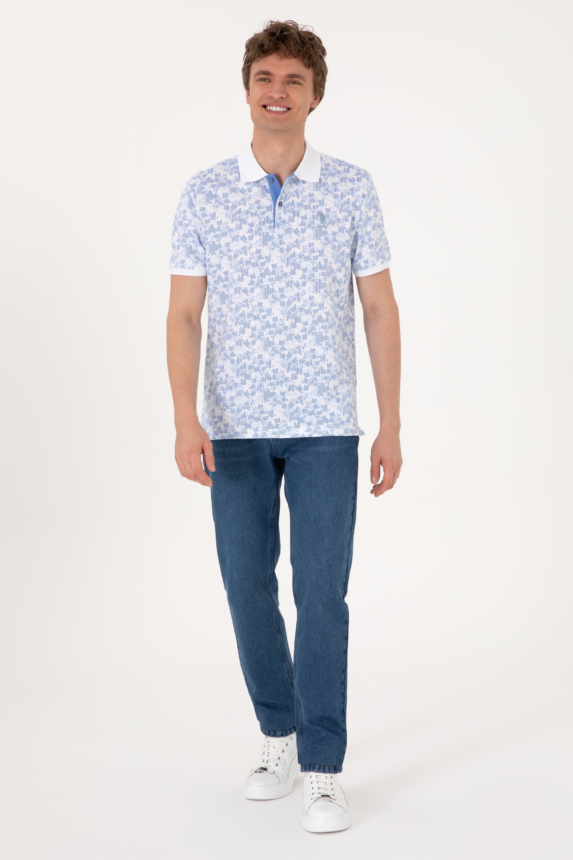 T-SHIRT HOMME SPINA BLUE