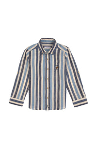 CHEMISE GARCON MASSAKIDS BLUE-INDIGO