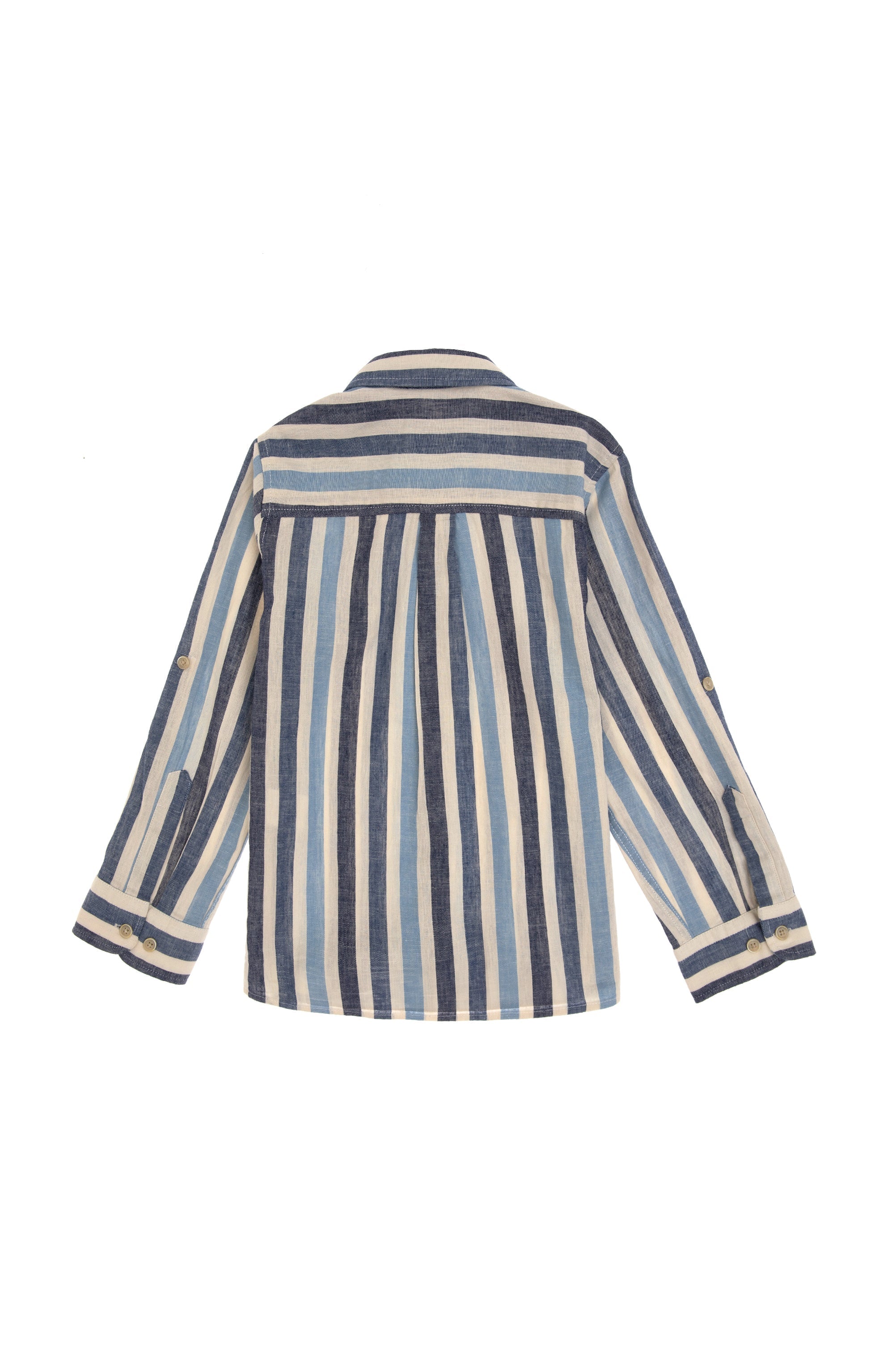 CHEMISE GARCON MASSAKIDS BLUE-INDIGO