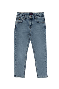 PONTALON GARCON BLUE