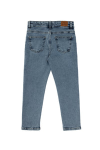 PONTALON GARCON BLUE