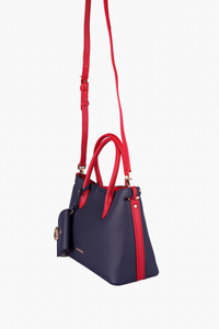 SAC FEMME NAVY-RED-WHITE