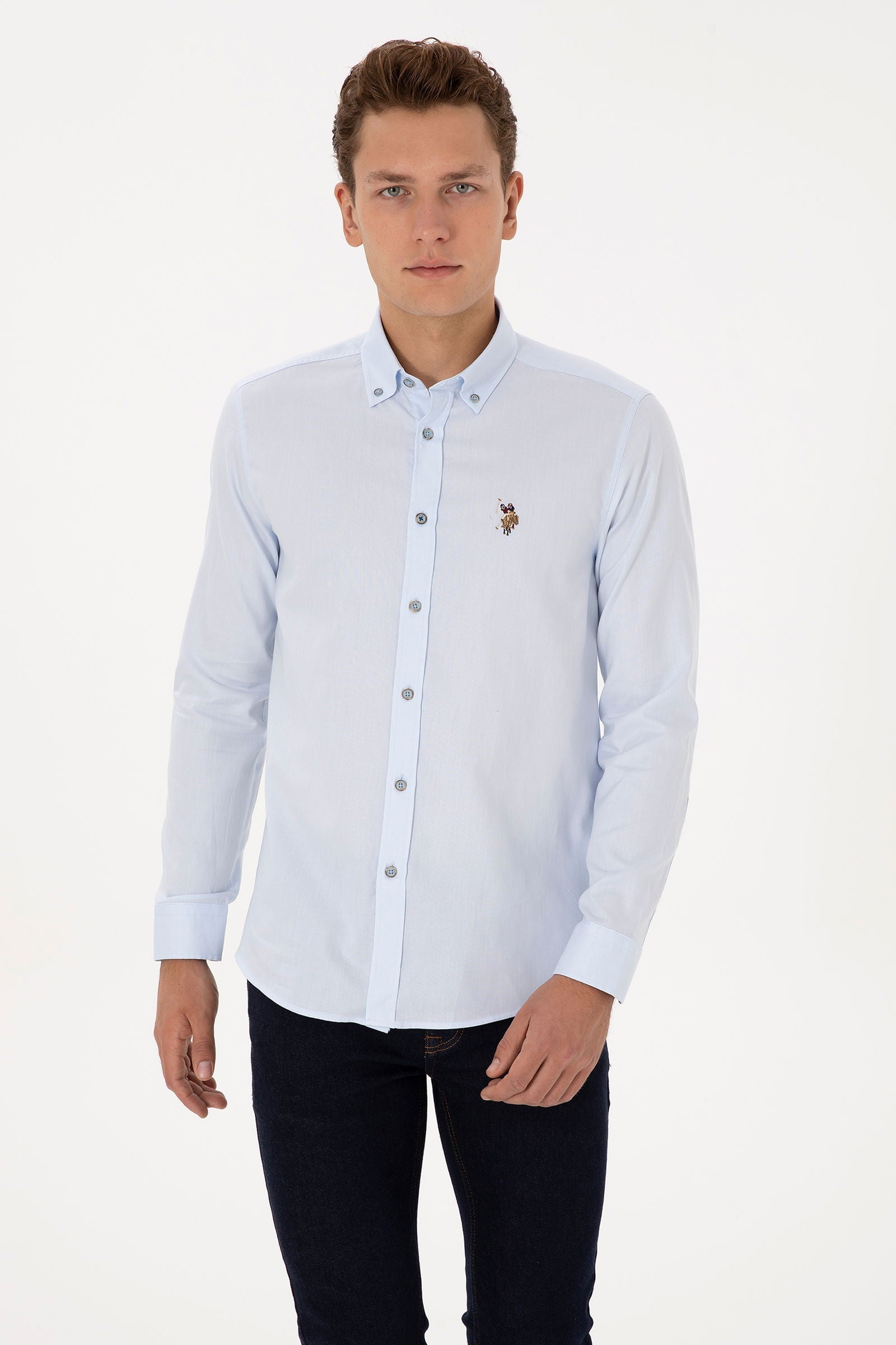 CHEMISE HOMME CEDCOLOR BLUE-LIGHT