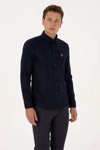 CHEMISE HOMME CEDCOLOR NAVY-BLUE