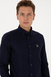 CHEMISE HOMME CEDCOLOR NAVY-BLUE