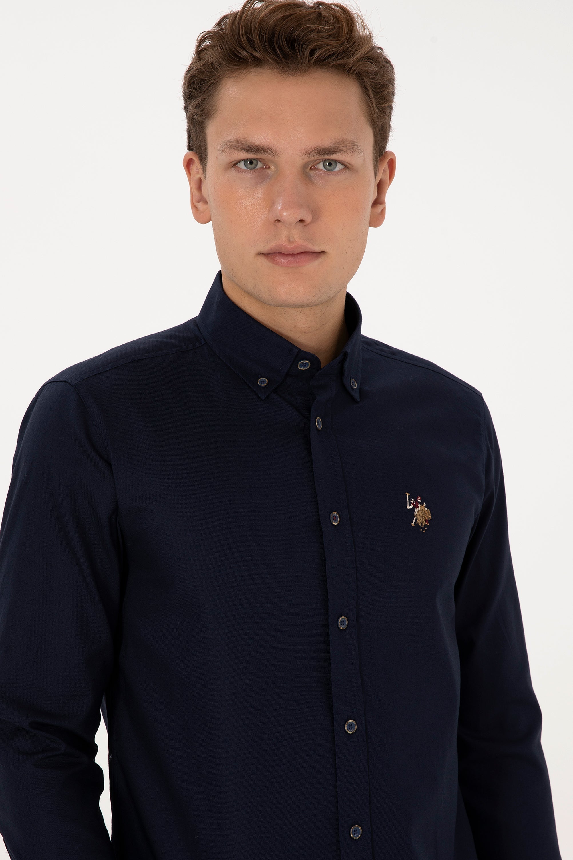CHEMISE HOMME CEDCOLOR NAVY-BLUE