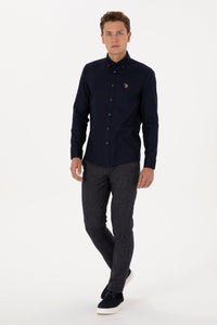 CHEMISE HOMME CEDCOLOR NAVY-BLUE