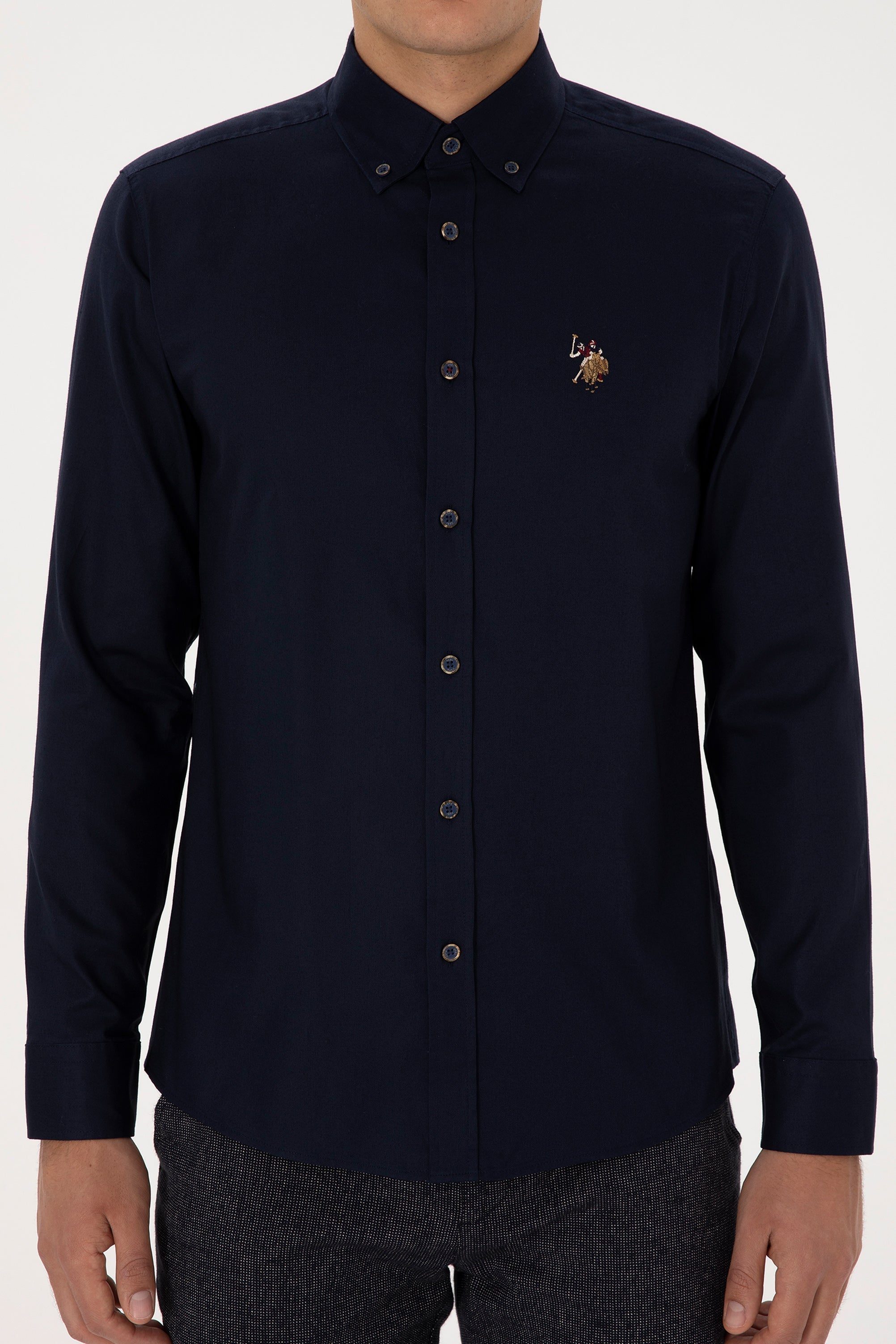 CHEMISE HOMME CEDCOLOR NAVY-BLUE